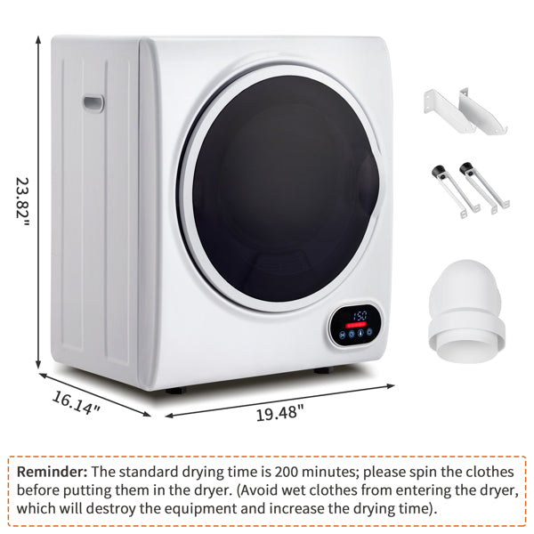 Compact portable Dryer with LED display