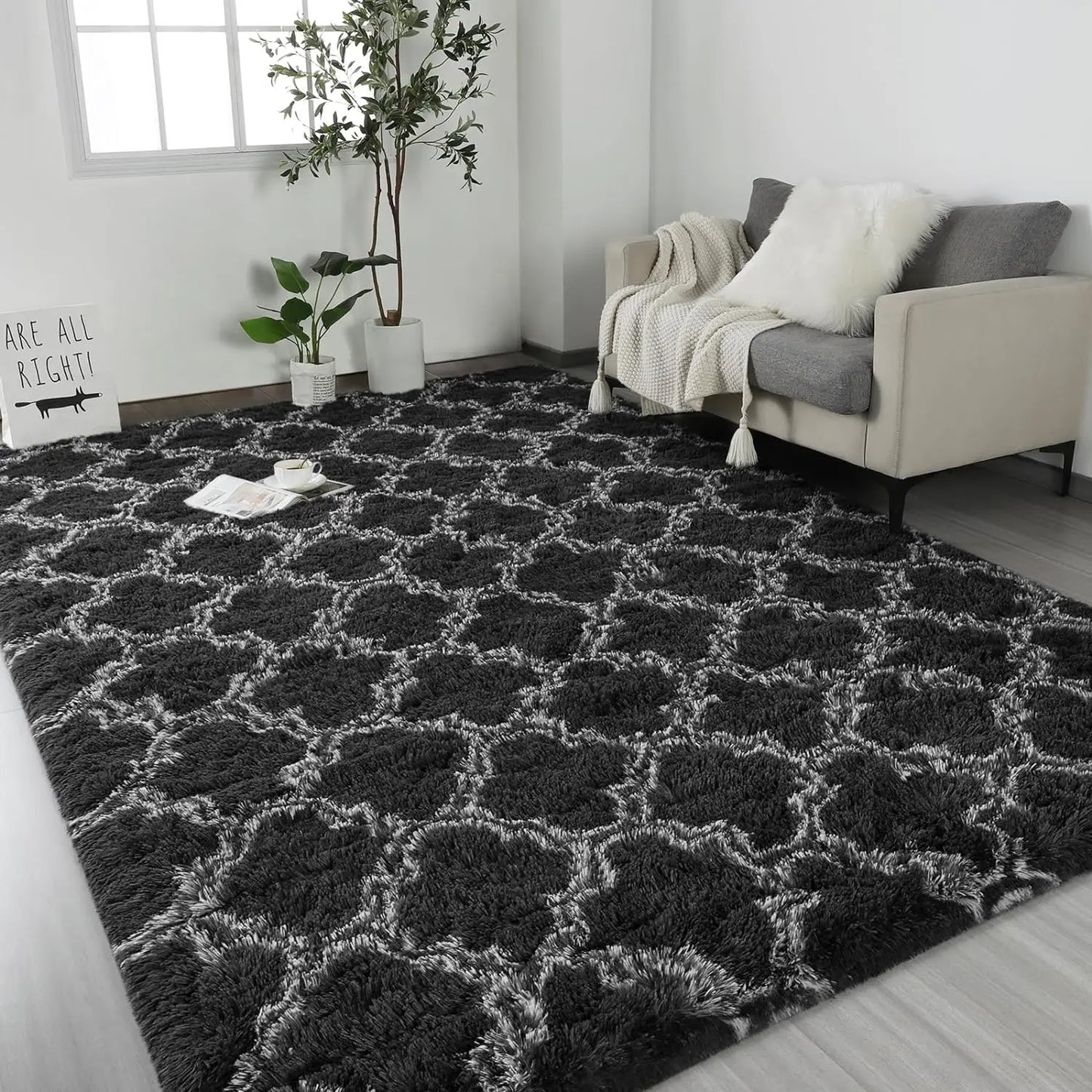Soft Plush Fluffy Carpets/Rugs