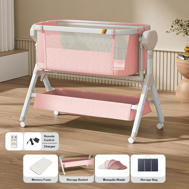Portable Travel Crib Rocking Baby Bassinet