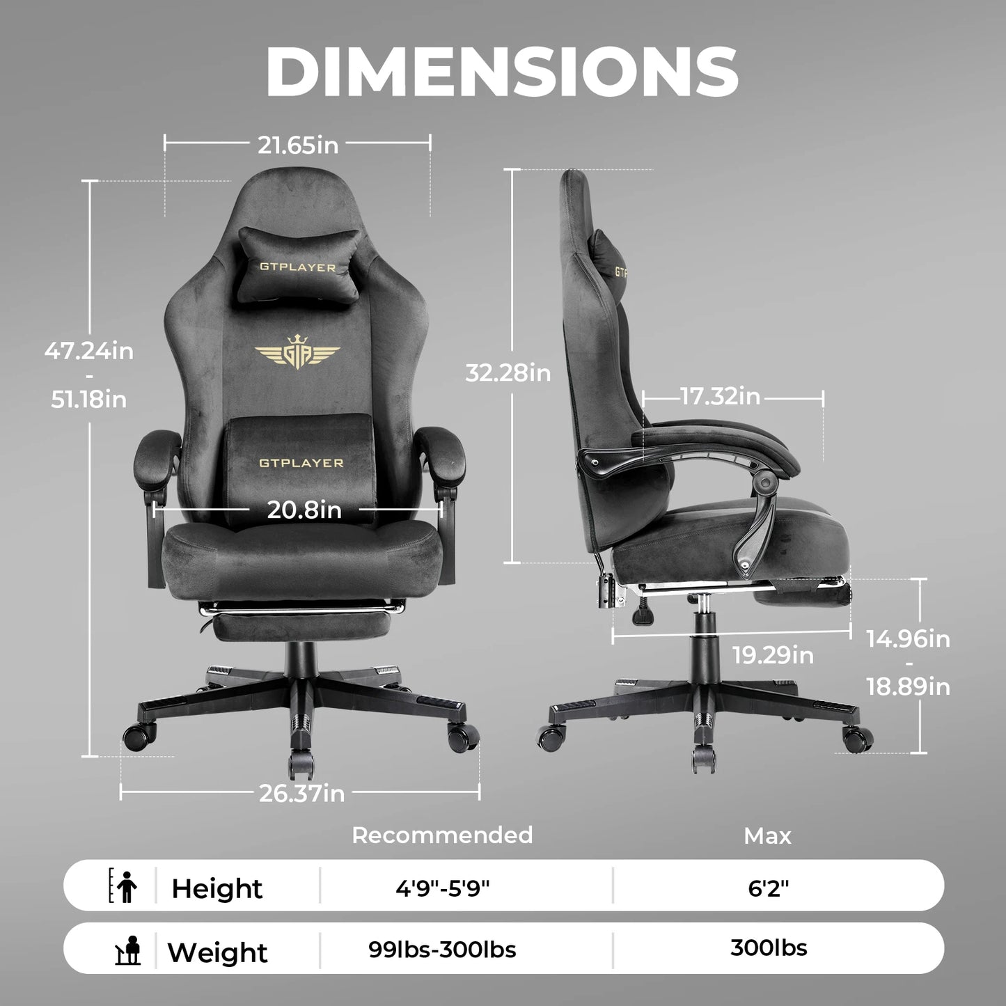 High Back Gaming Chair