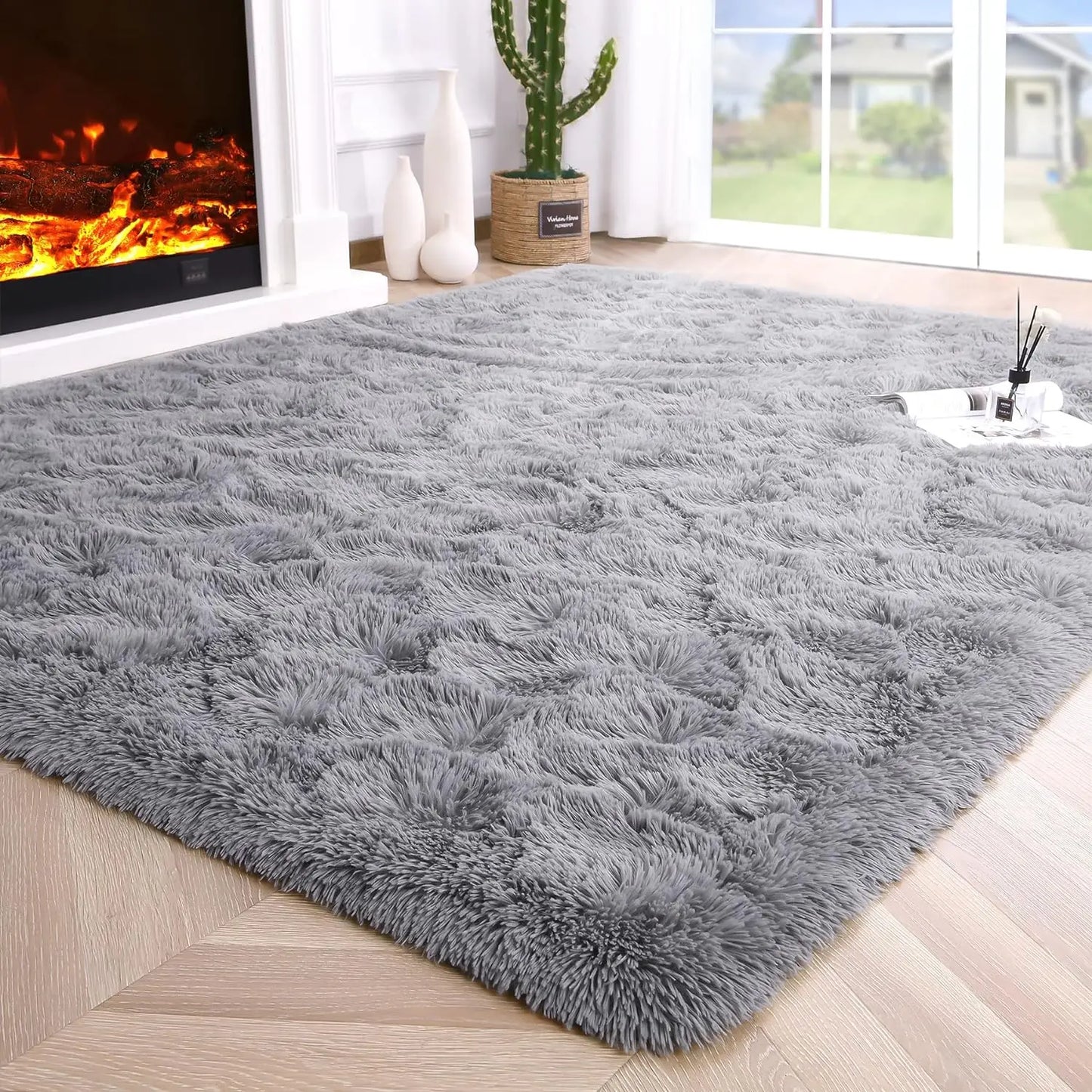Fluffy Rugs Non Slip Rugs for Hardwood Floors Room Decor
