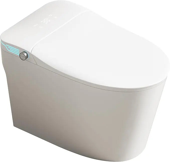 Elongated Smart Toilet with Foam Dispenser