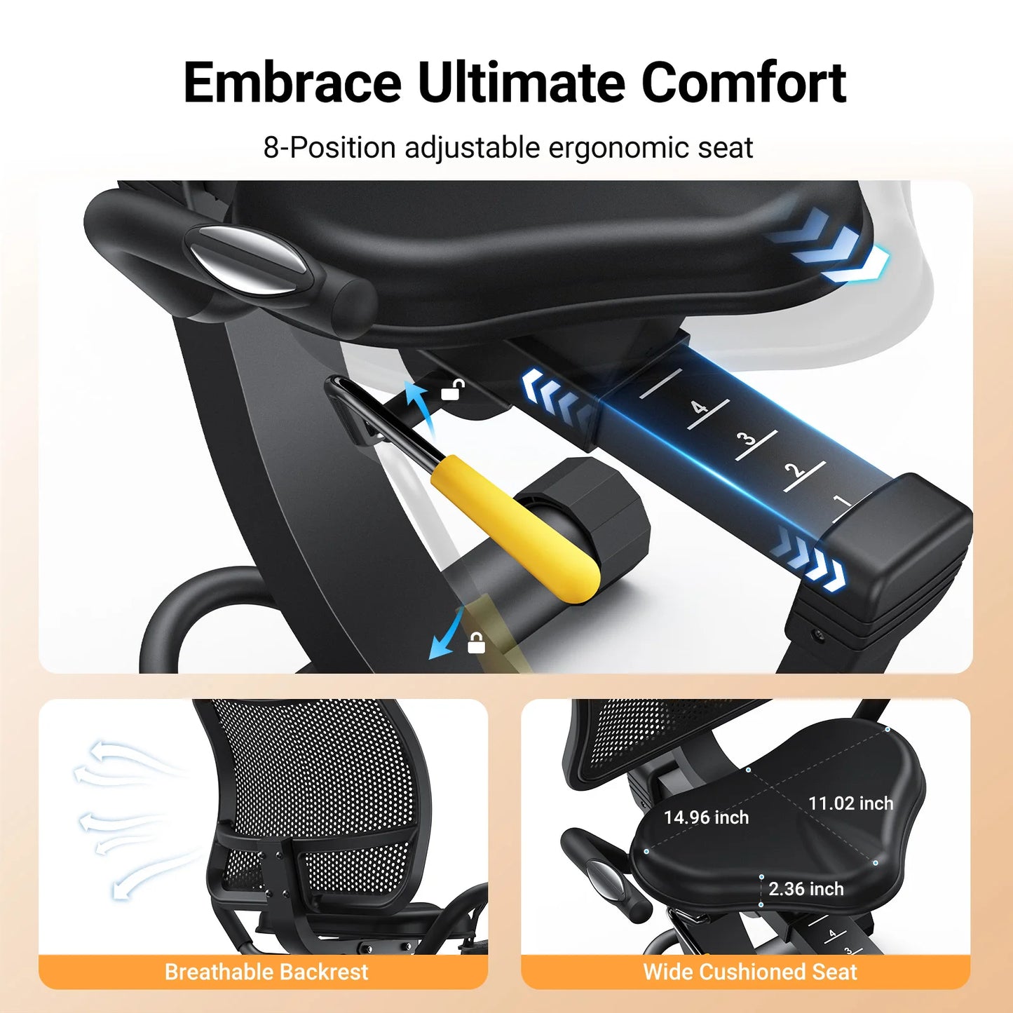 Magnetic Stationary Heart Rate Handle