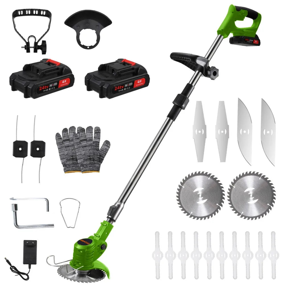 Electric Weed Wacker with Metal Blade
