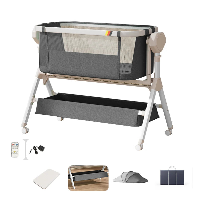 Portable Travel Crib Rocking Baby Bassinet