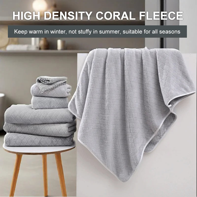 Towels Bath 8 Piece Towels Set, 2 Extra Large Bath Towels, 2 Hand Towels, 4 Washcloths, Cotton, Lighter Weight, Quicker to Dry