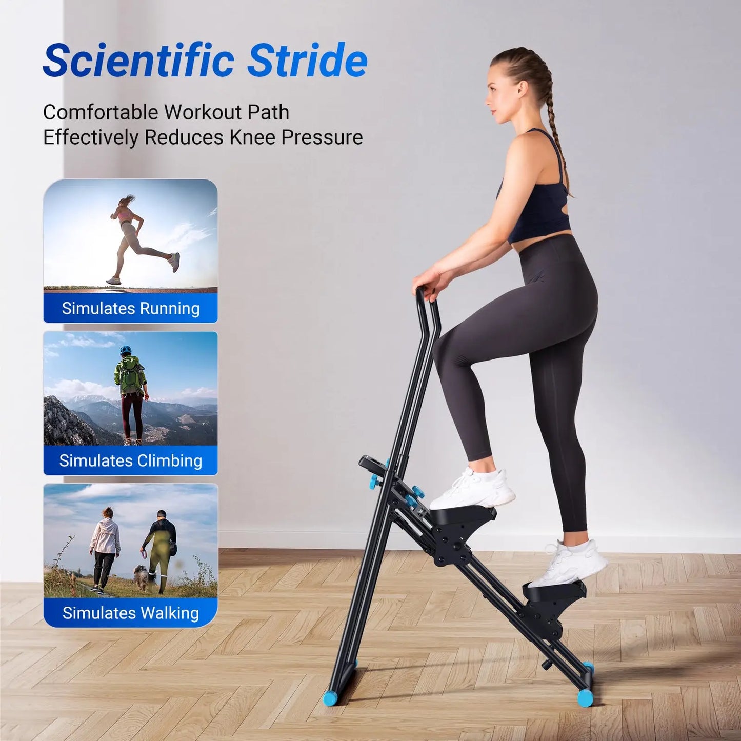 Full-Body Workout Home Gym Stair Stepper Exercise