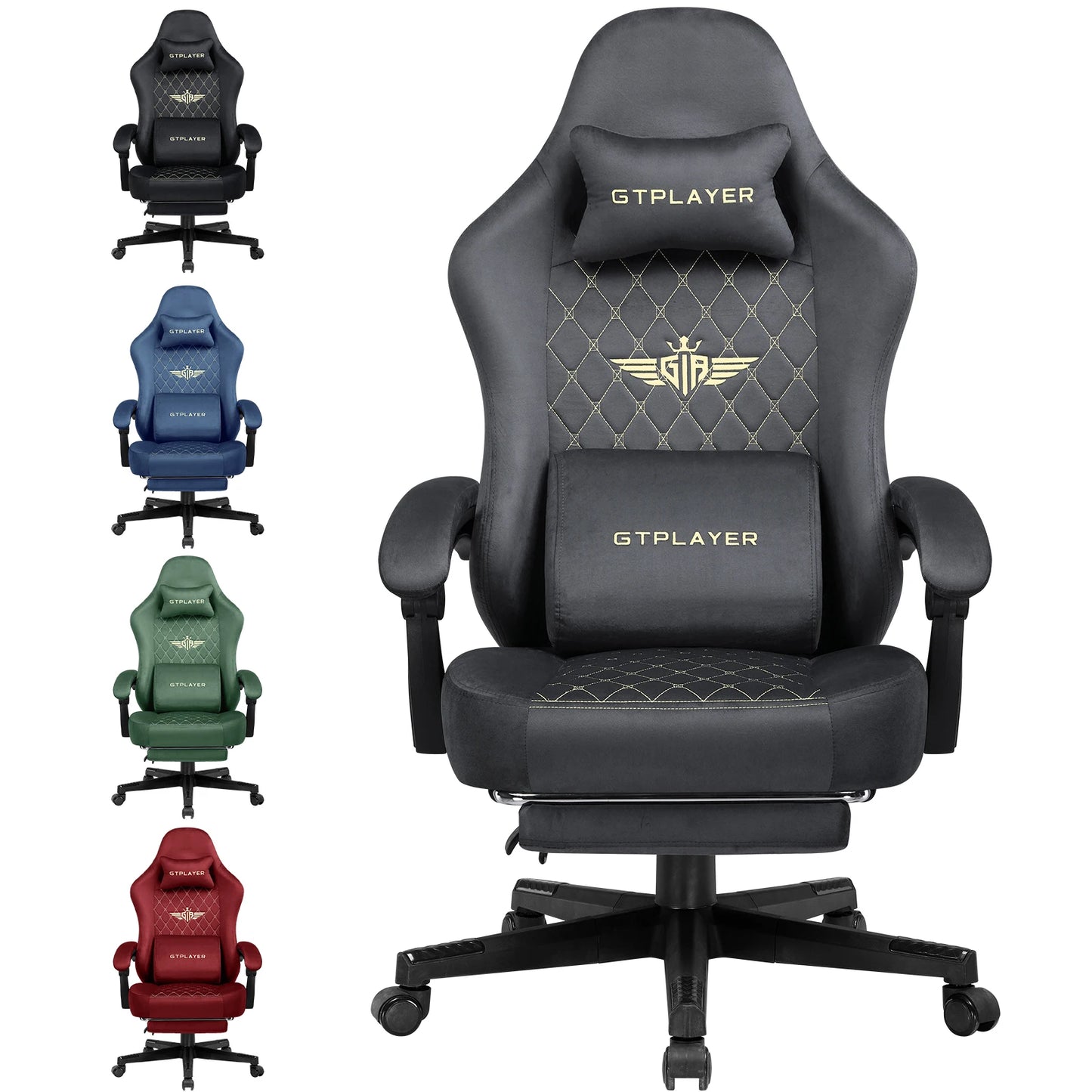 Game Chair with Footrest
