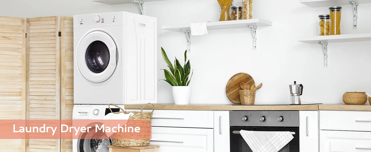 Stainless Steel Tumble Dryer with Exhaust Hose