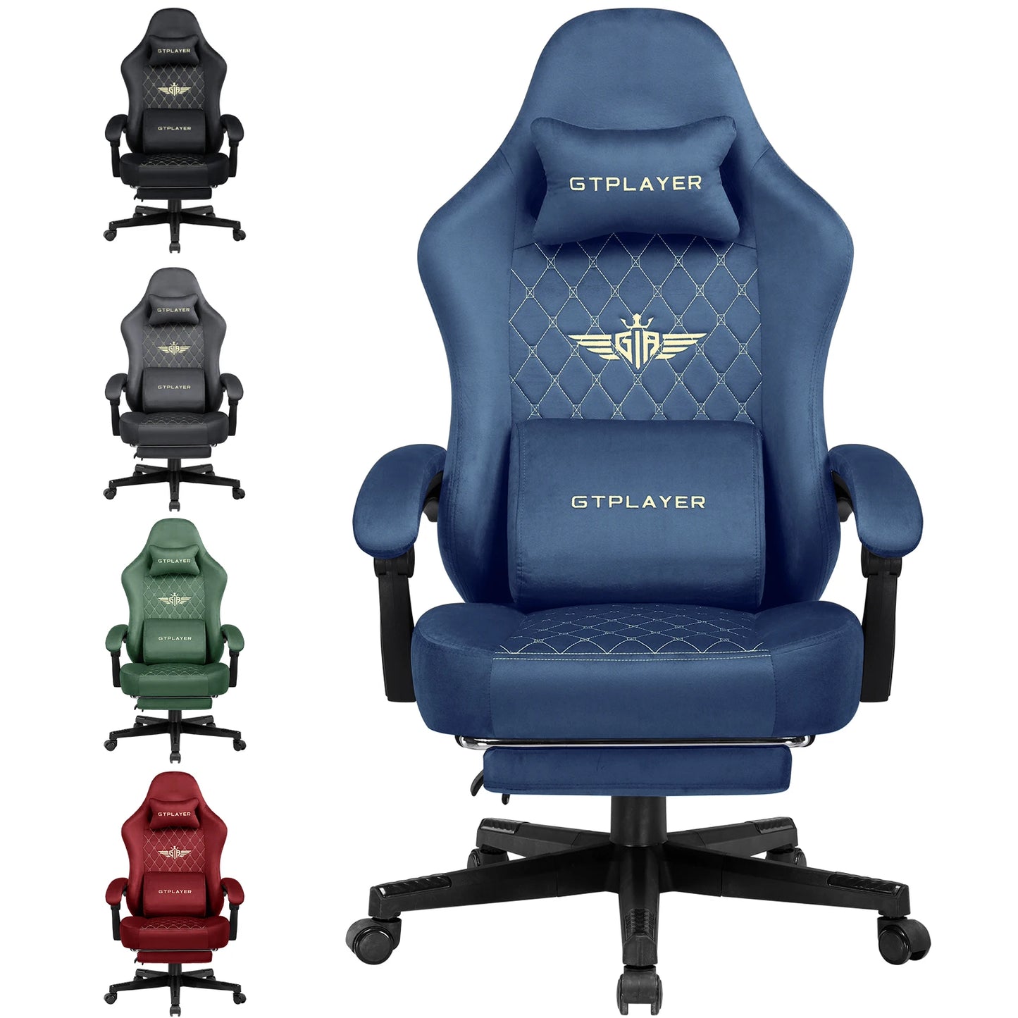 Game Chair with Footrest