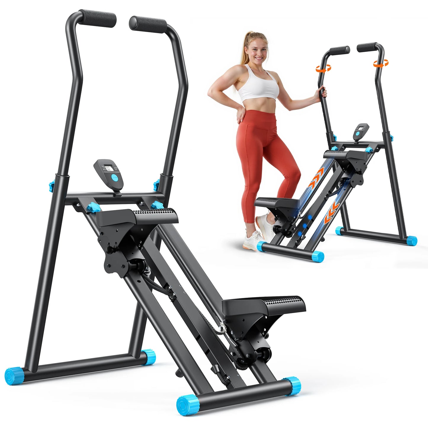 Stair Stepper Vertical Compact Folding Exercise Climber