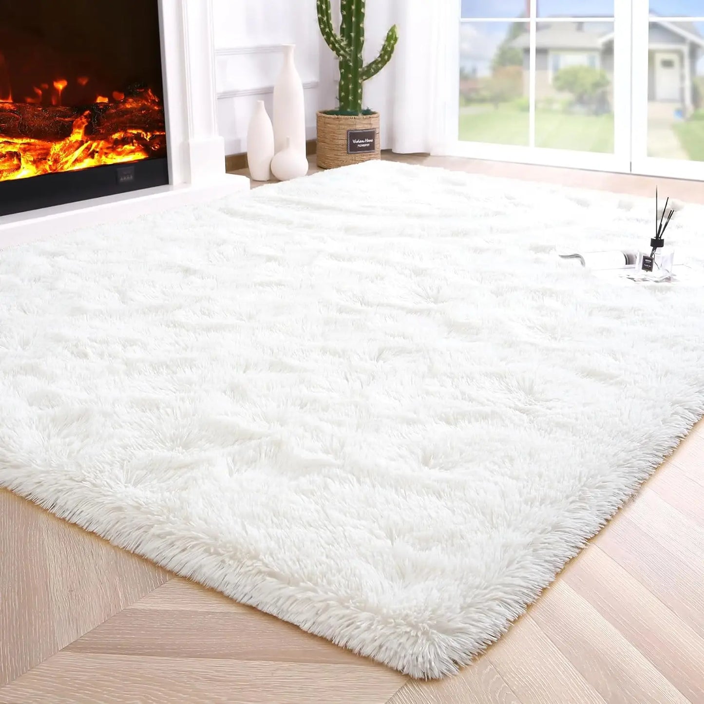Fluffy Rugs Non Slip Rugs for Hardwood Floors Room Decor