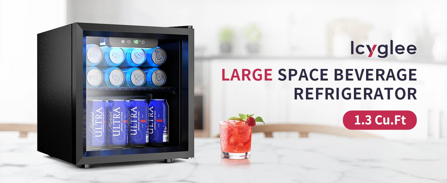 Mini Fridge Beverage Refrigerator Cooler