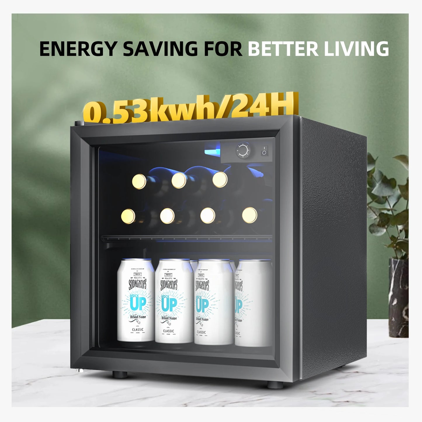 Mini Fridge Beverage Refrigerator Cooler