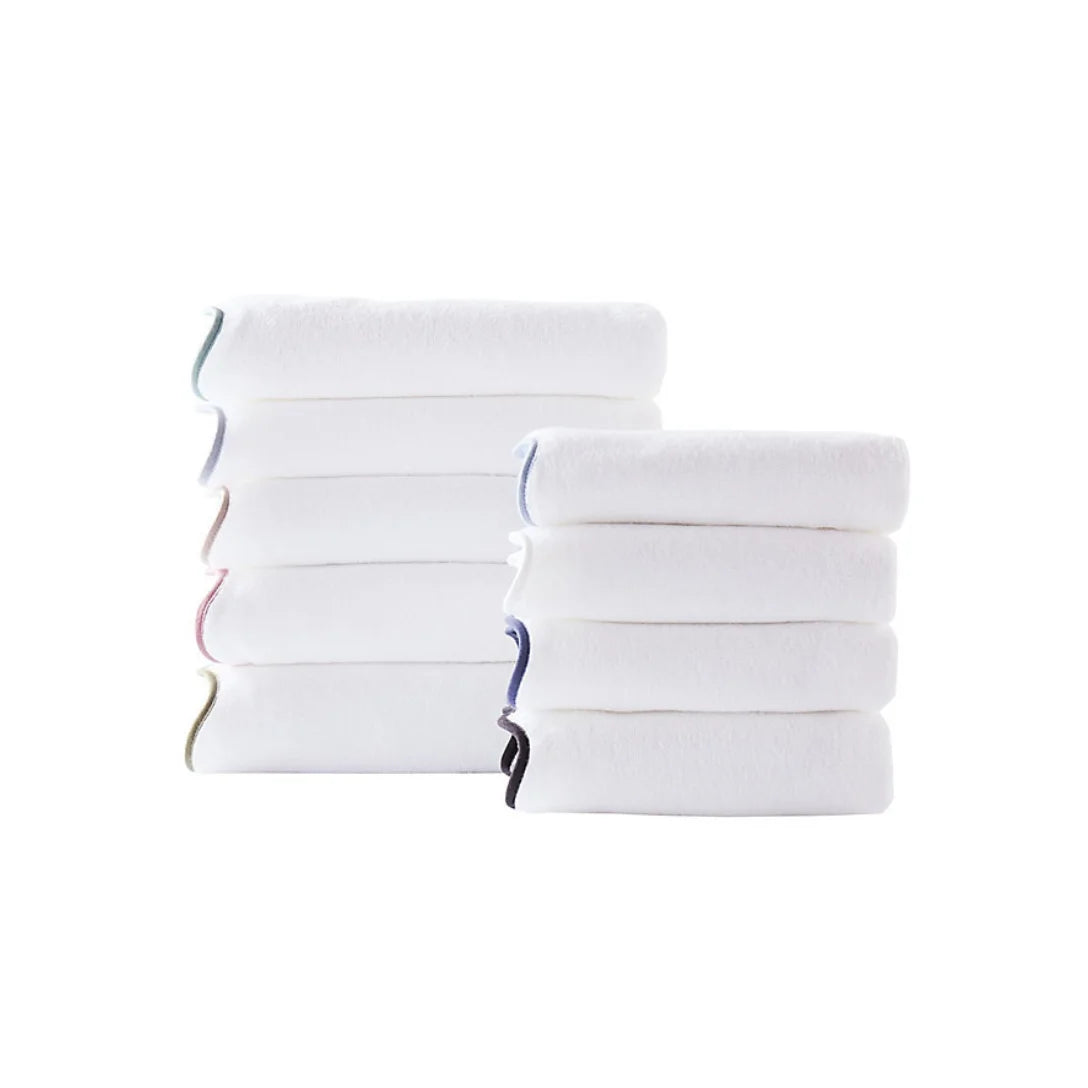 Scalloped Edge Bath Towels
