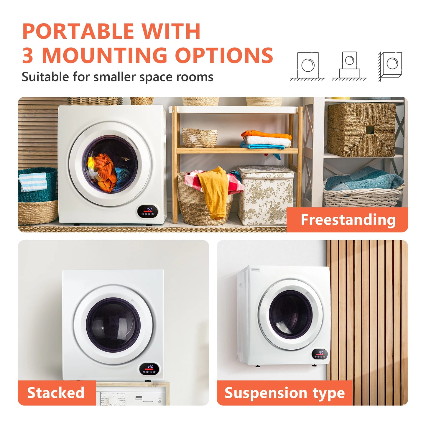 Compact Laundry Dryer