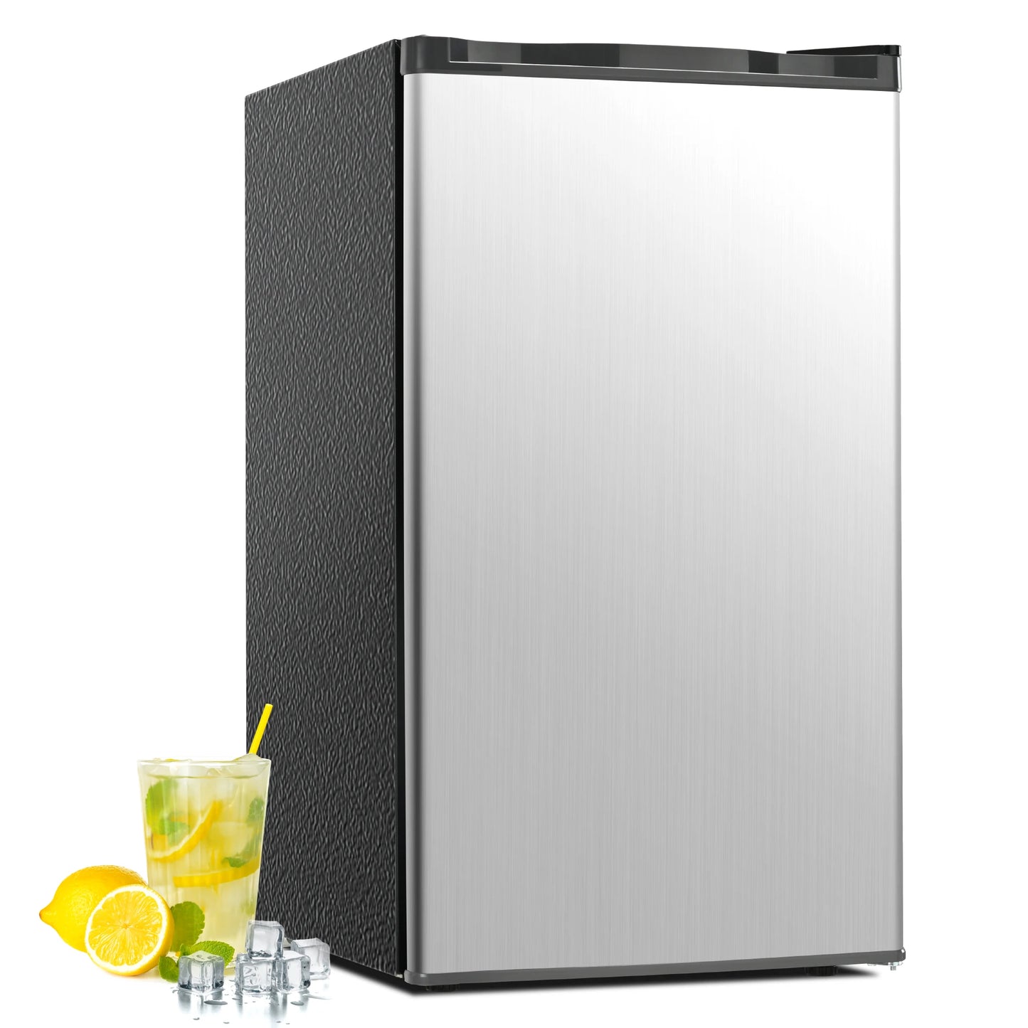 Mini Fridge with Adjustable Thermostat