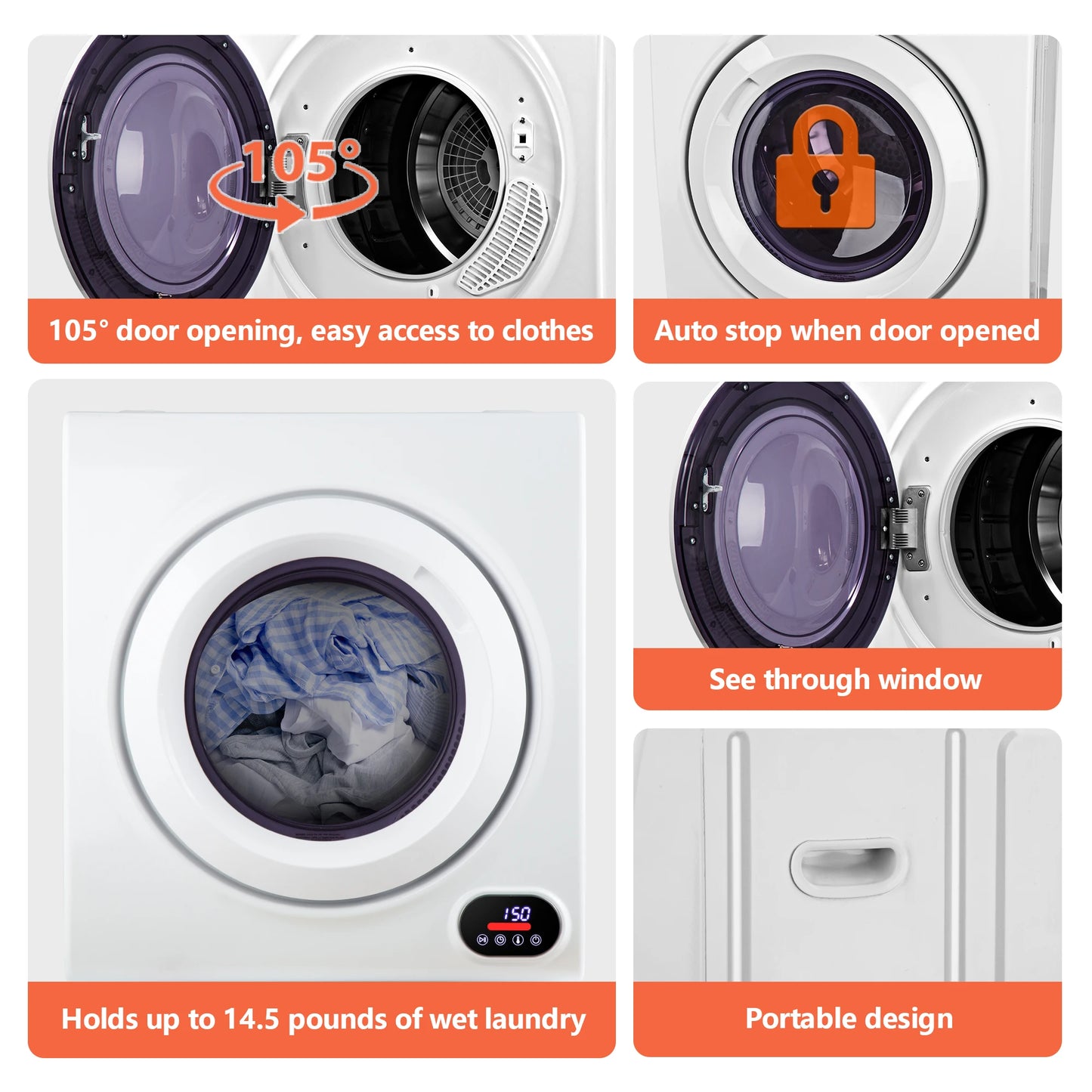 Compact Laundry Dryer