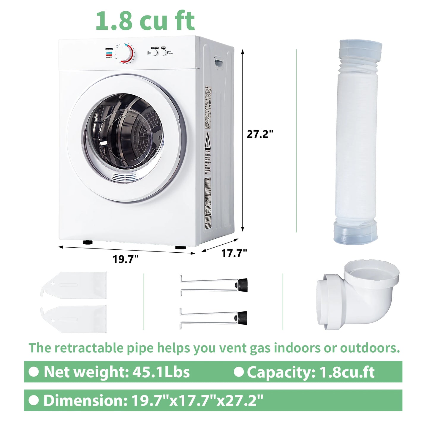 Compact Dryer Portable Clothes Dryer