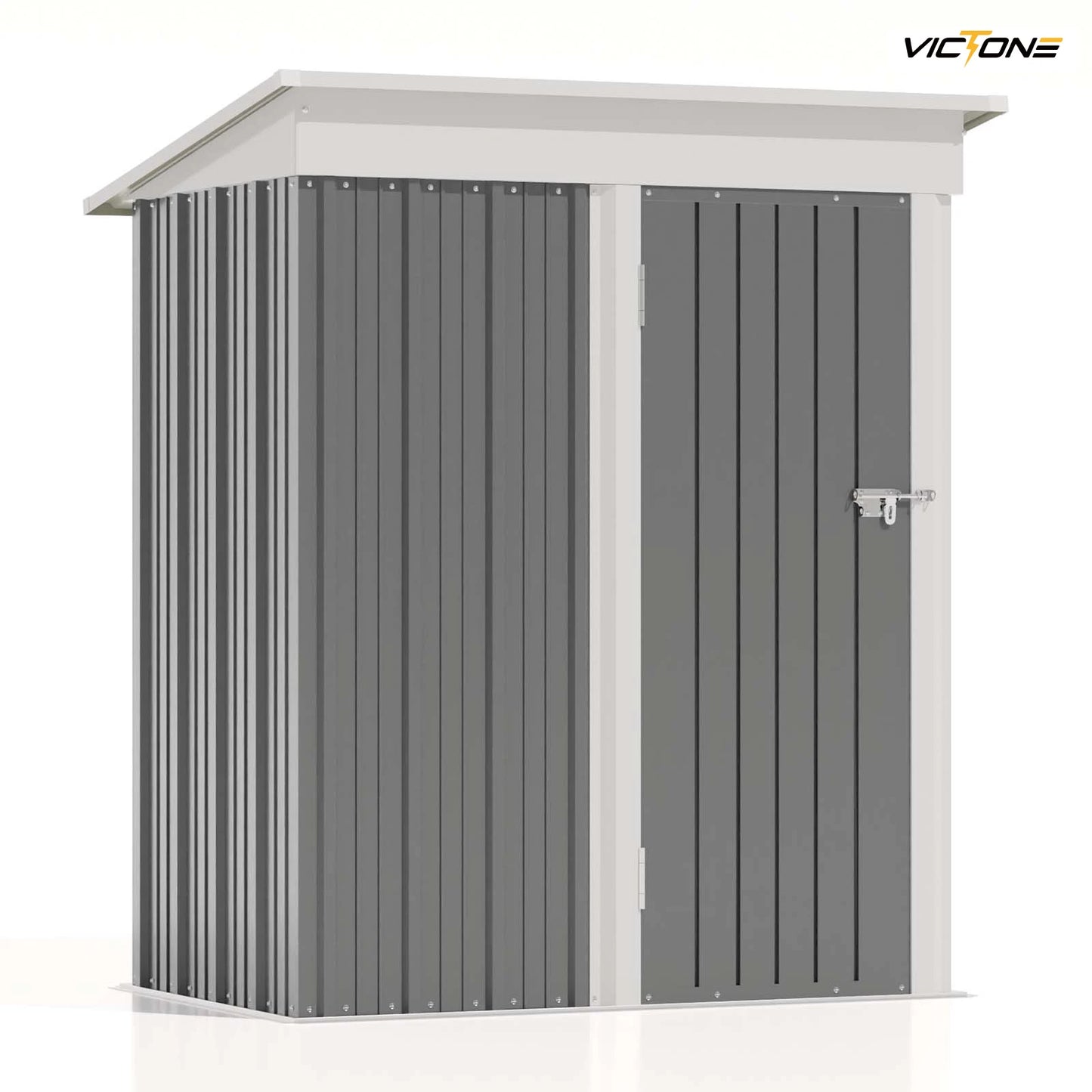Tool Shed with Sloping Roof and Lockable Door