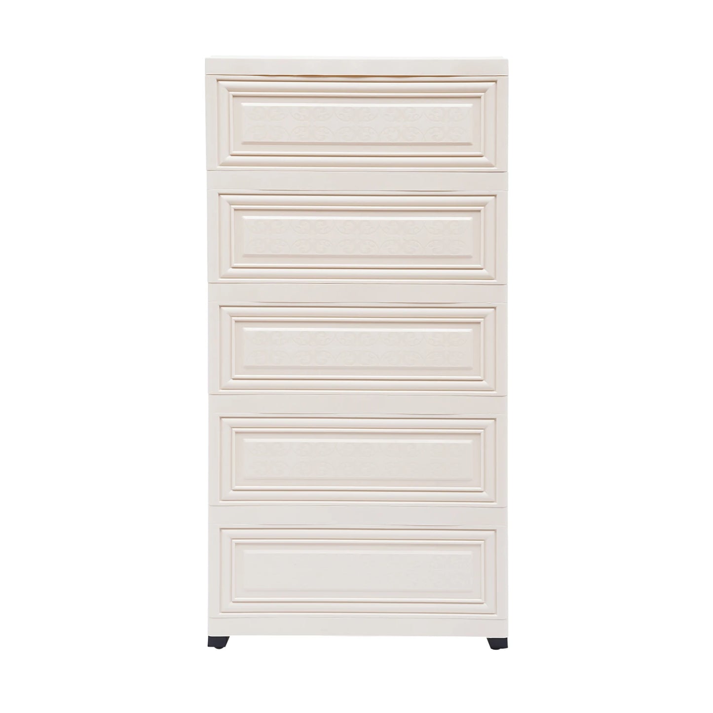 Chest Storage Stand Cabinet with 6 Drawers & 4 Wheels