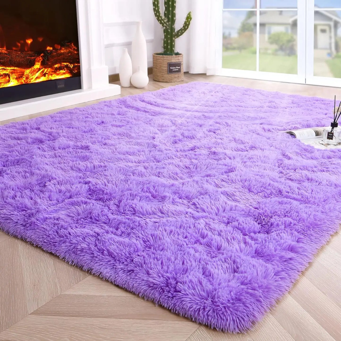 Fluffy Rugs Non Slip Rugs for Hardwood Floors Room Decor
