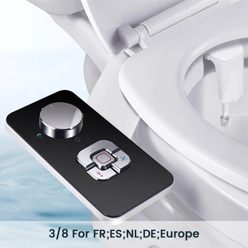 Toilet Dual Nozzles Frontal & Rear Wash Cold Water Personal Hygiene