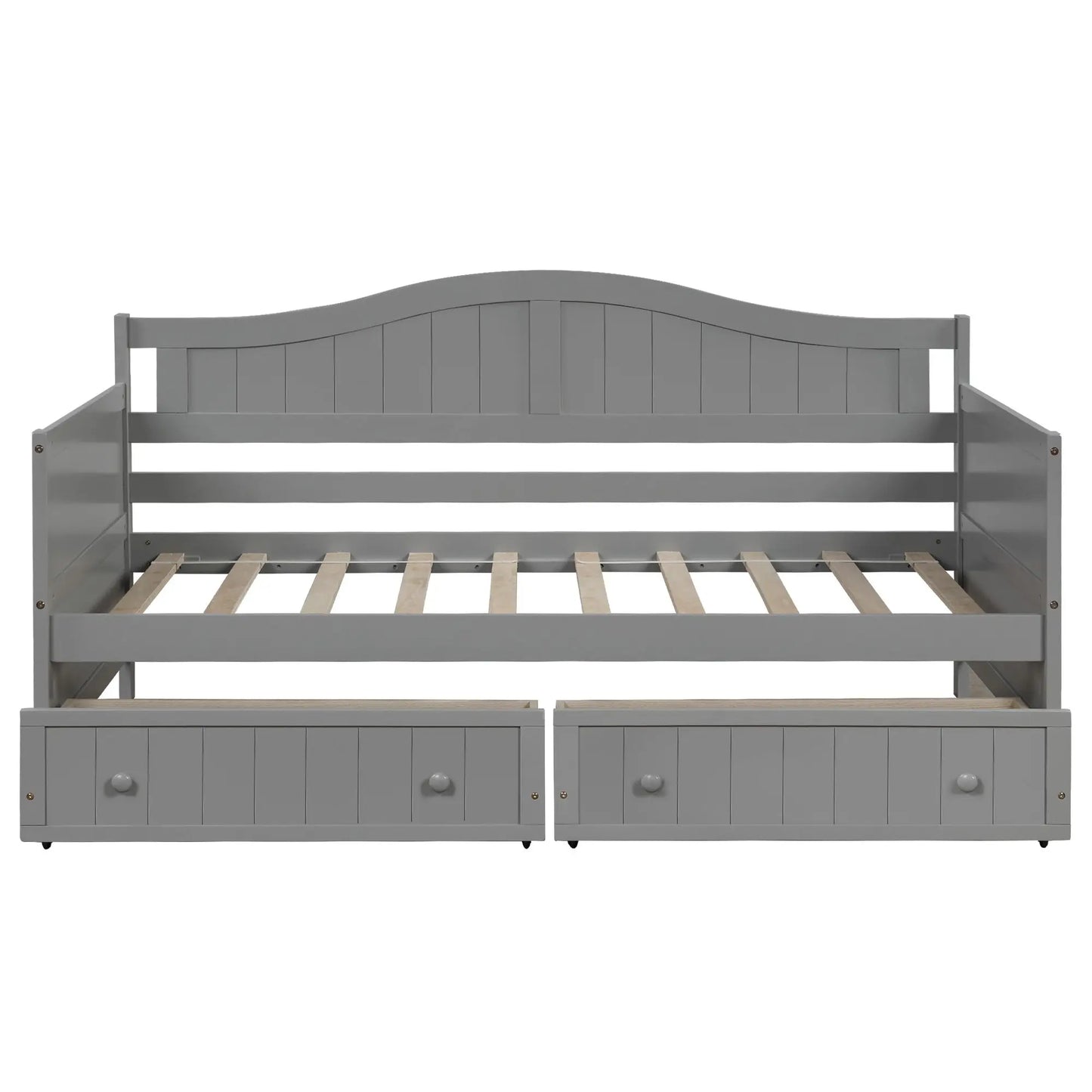 Wooden Daybed with 2 Drawers Sofa Bed