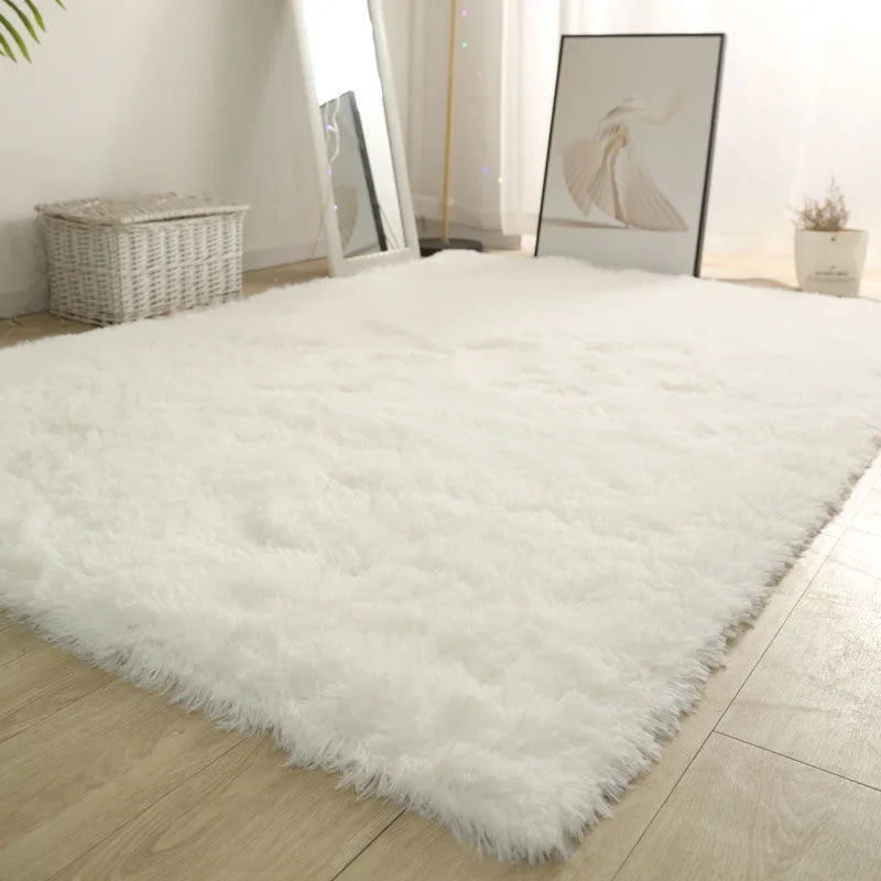 Fluffy Carpet Modern Home Decor Mats Thickened Non-Slip