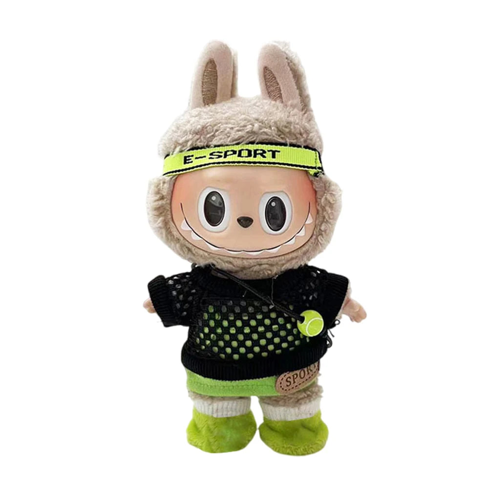 Mini Labubu Dolls Outfit Clothes Accessories without Doll