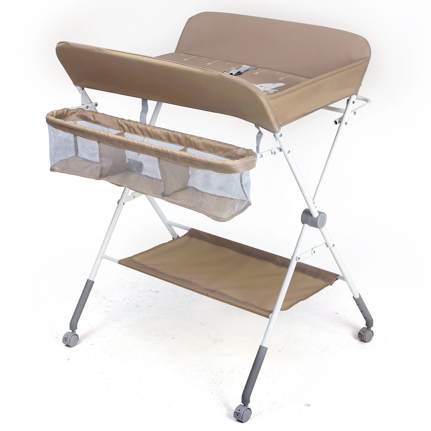 Waterproof Portable Baby Changing Station with Wheels