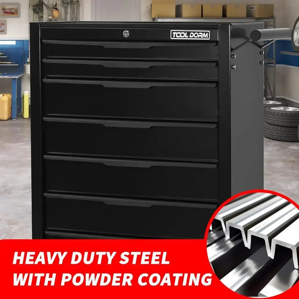 Small Metal Tool Cabinet with Wheels amp Locking System