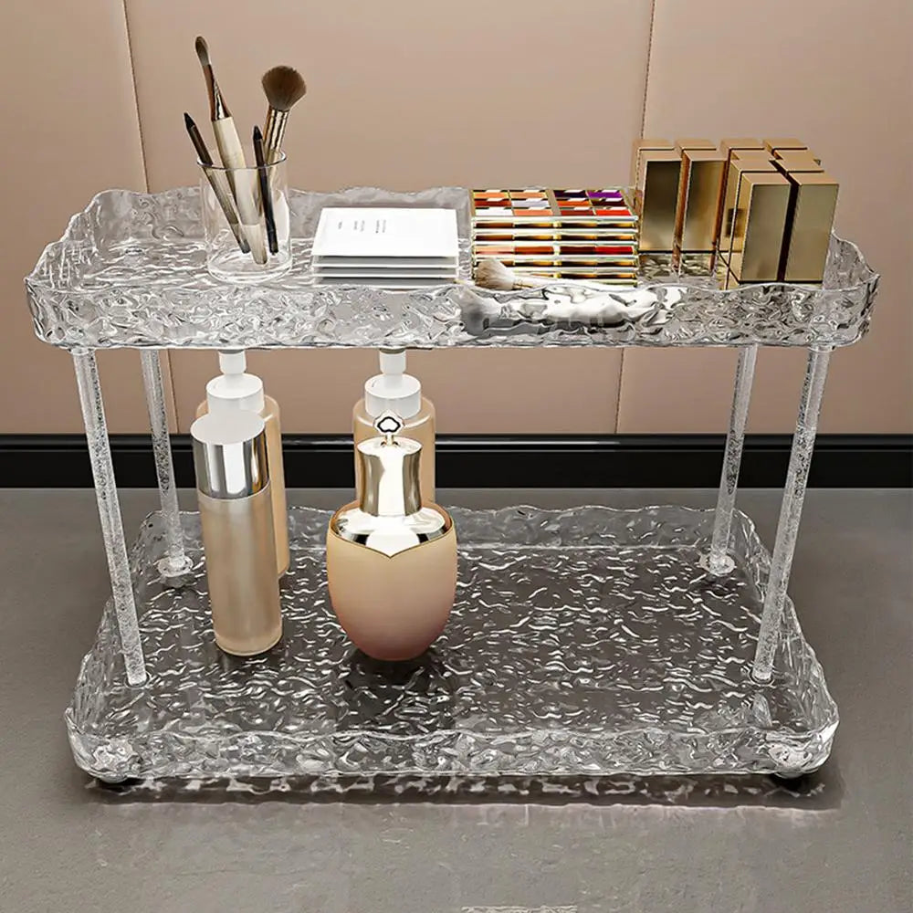 Bathroom Acrylic Vanity Storage Rack