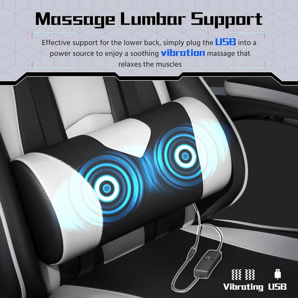 Swivel Seat & Headrest Gaming Chair