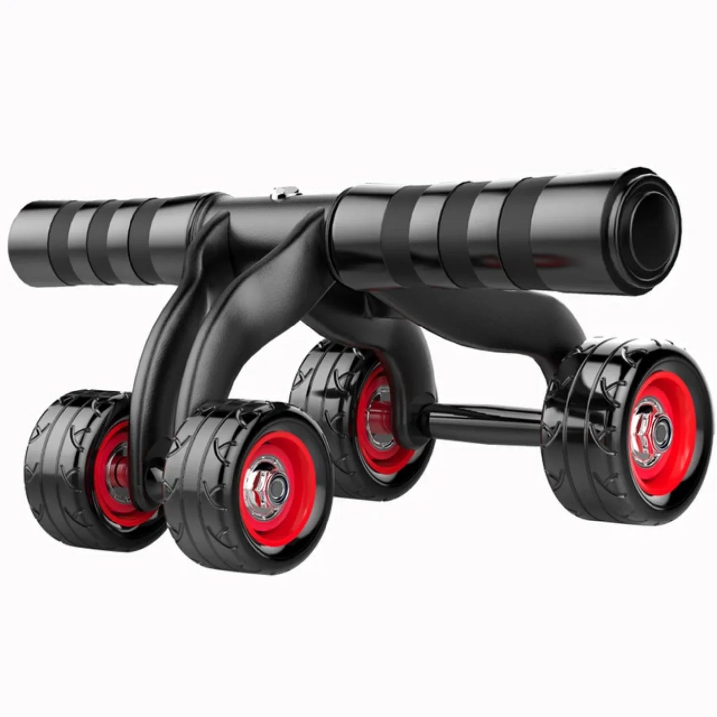 Four Wheel Abdominal Ab Roller Fitness Exercise Equipment