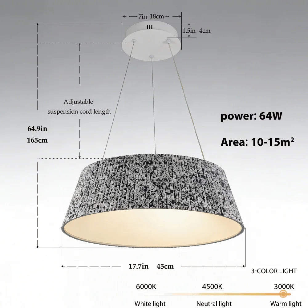 Scandinavian Ceiling Chandelier Light Fixture