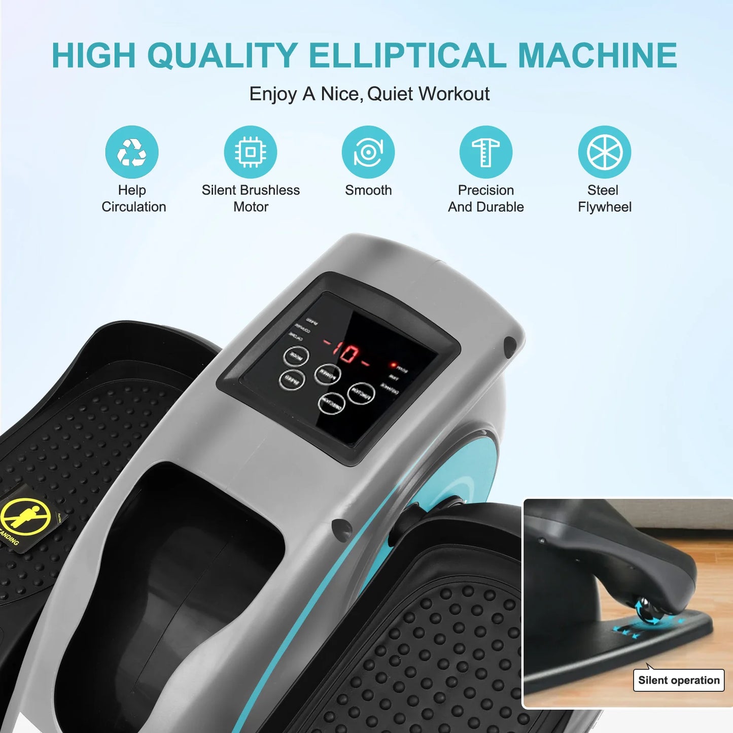 Electric Elliptical Machine Pedal Exerciser