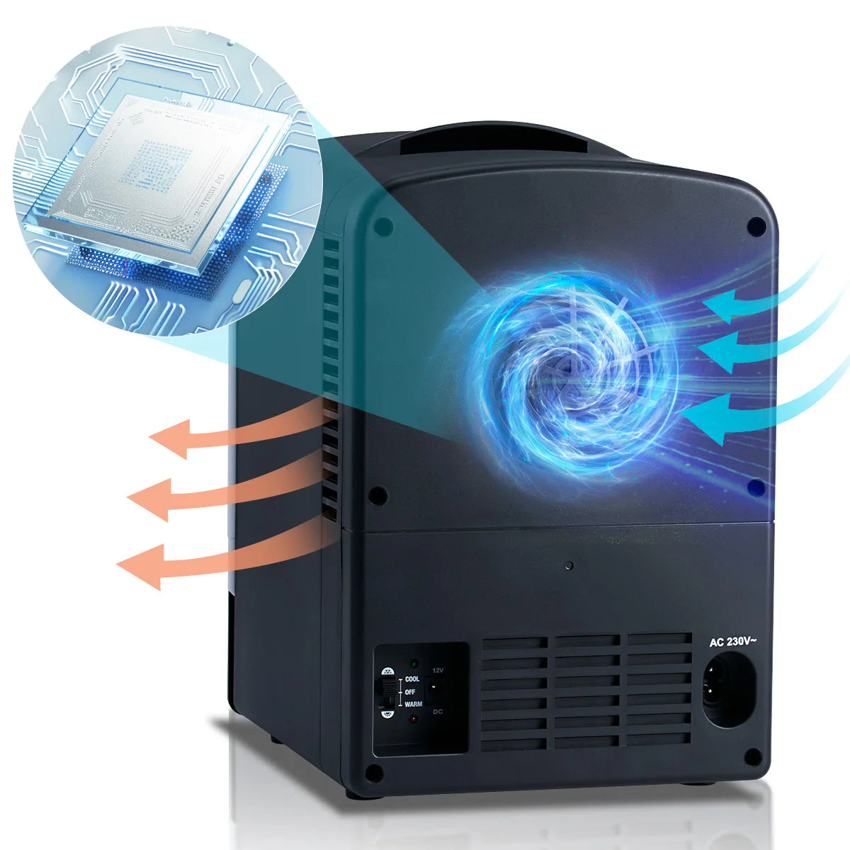 Low Noise Refrigerator Cold/Warmer Cooler - Portable Car/Home