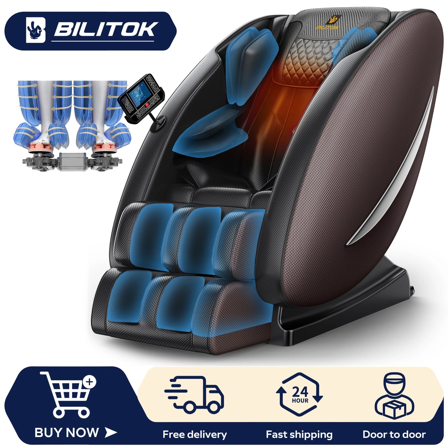 Massage Chair Recliner w/Full Body Massage