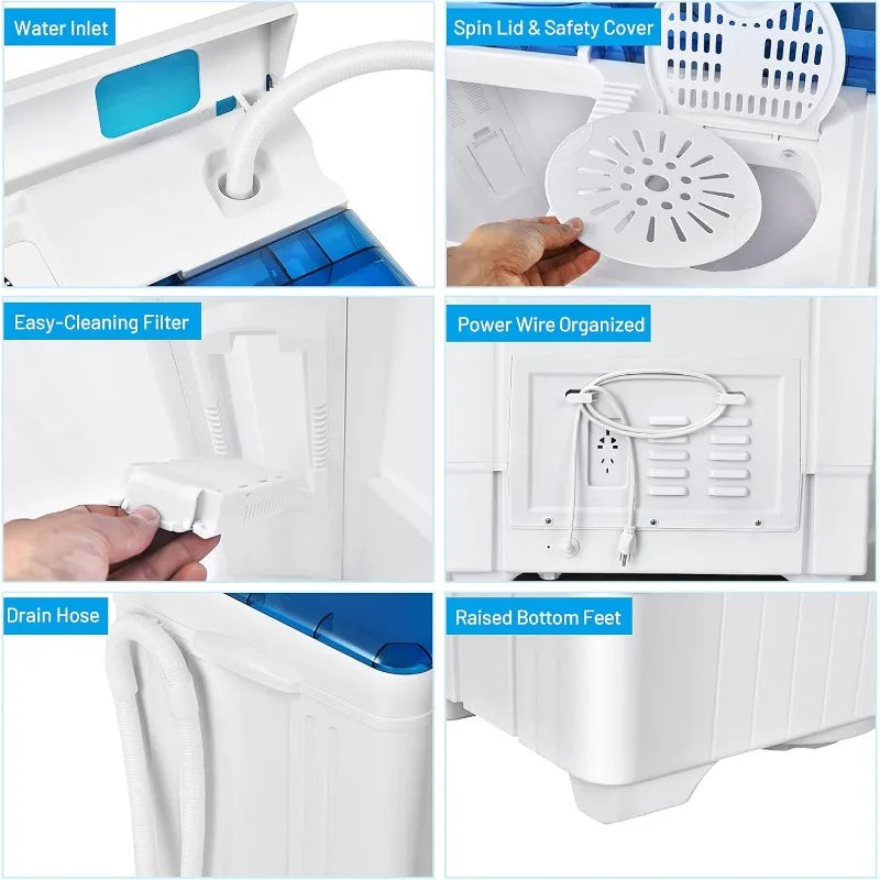 Twin Tub Washer with Spin Dryer