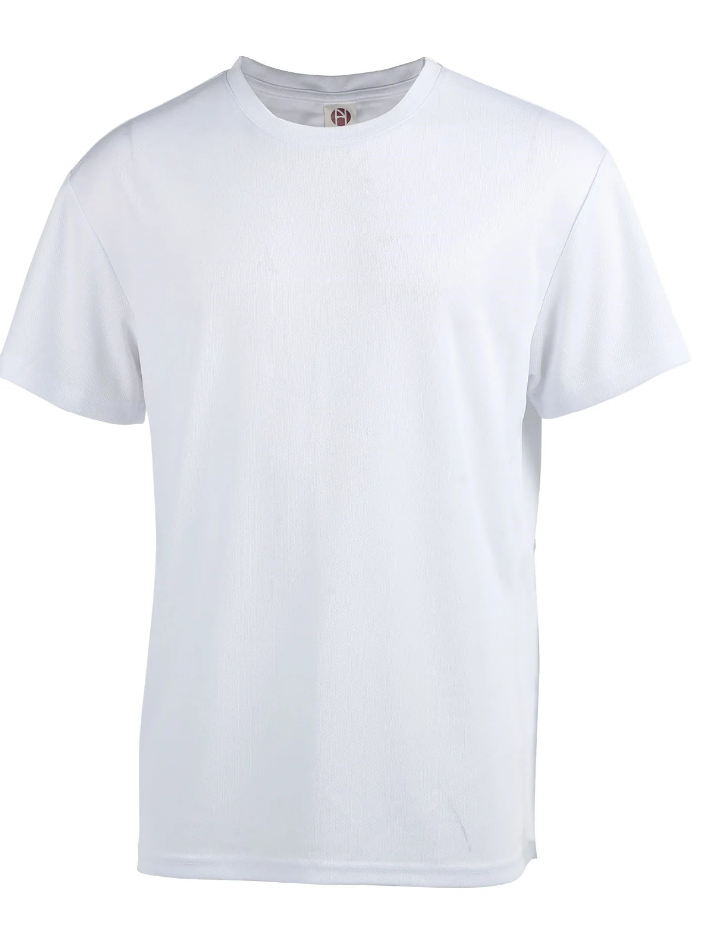 Men's Solid Color Round Neck T-shirt for Fitness and Running
