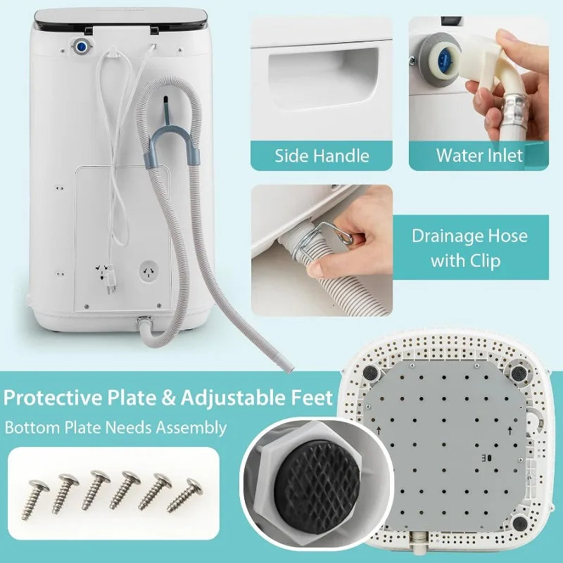 All-in-One Washer Spinner Combo w/Drain Pump