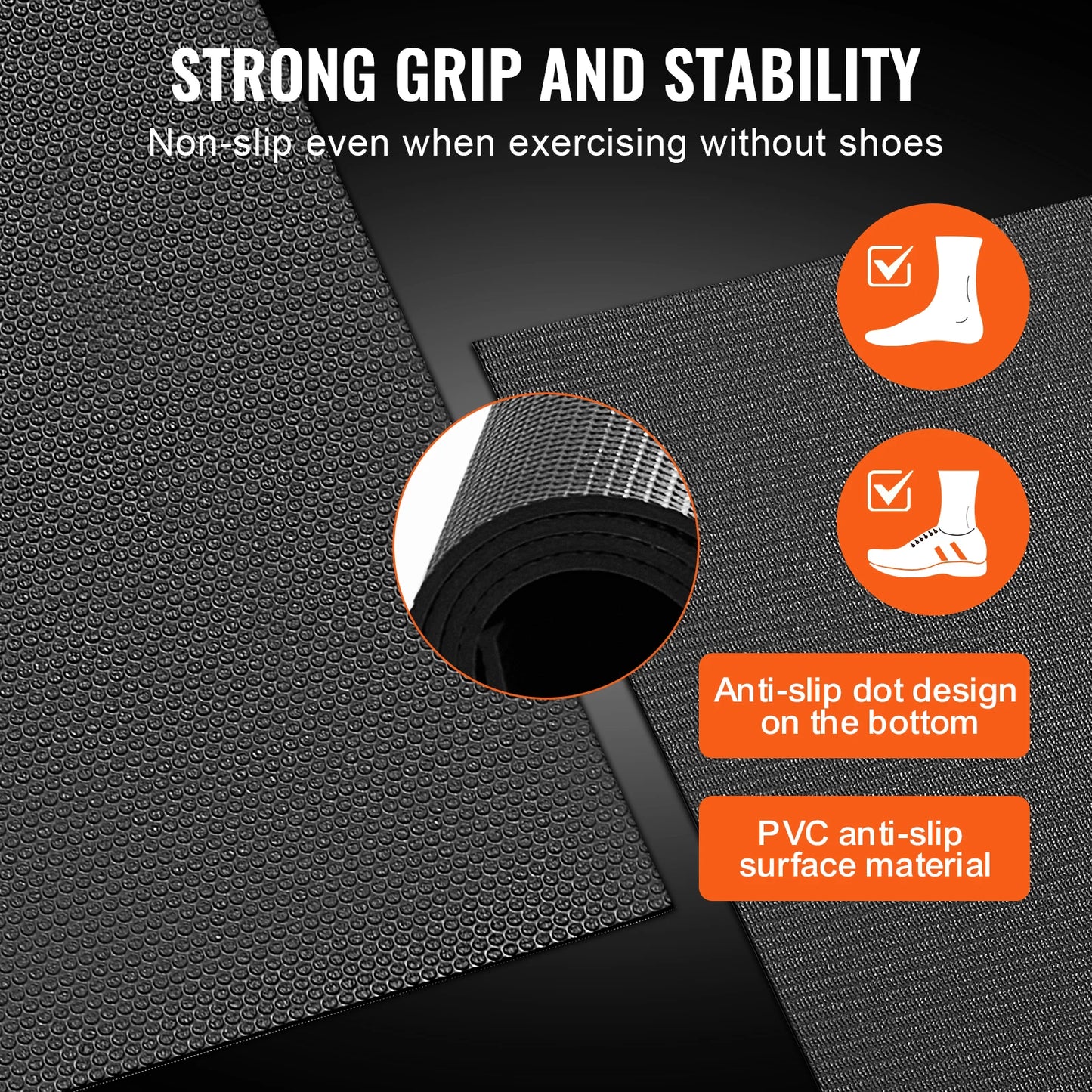 Exercise Mat Non Slip High Density Premium Yoga Mat
