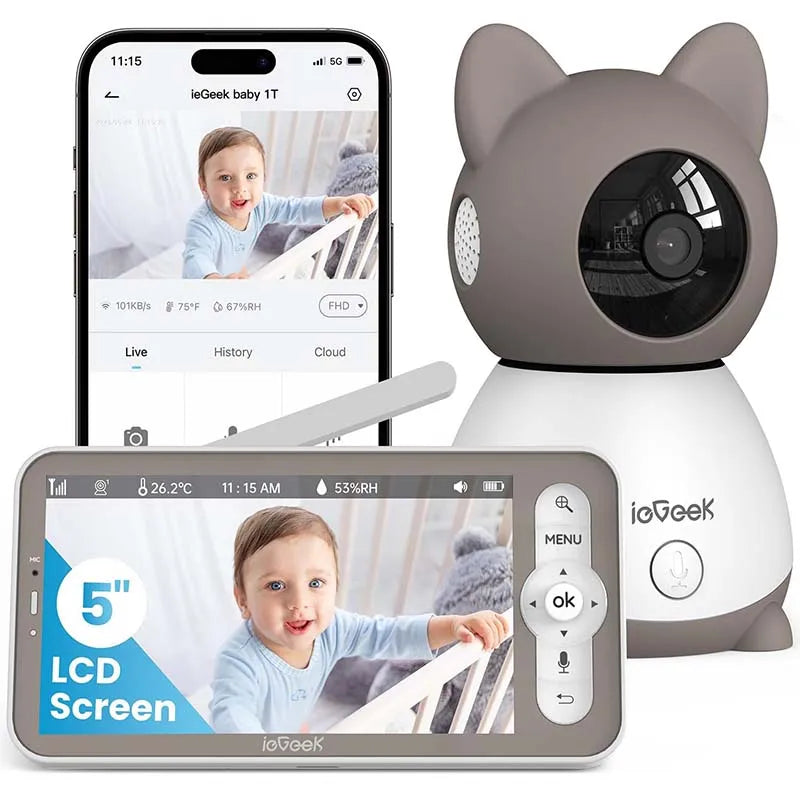 Baby Monitor with 2K Camera and Audio
