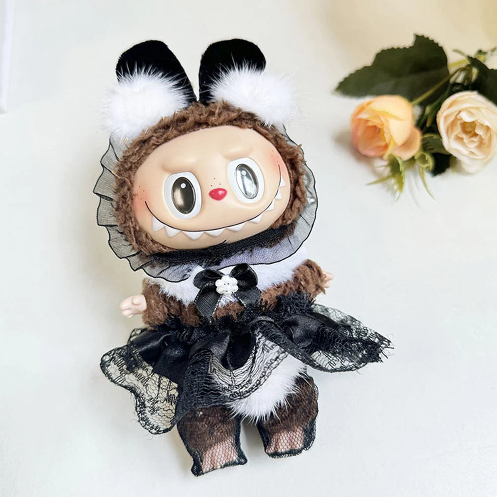Mini Labubu Dolls Outfit Clothes Accessories without Doll