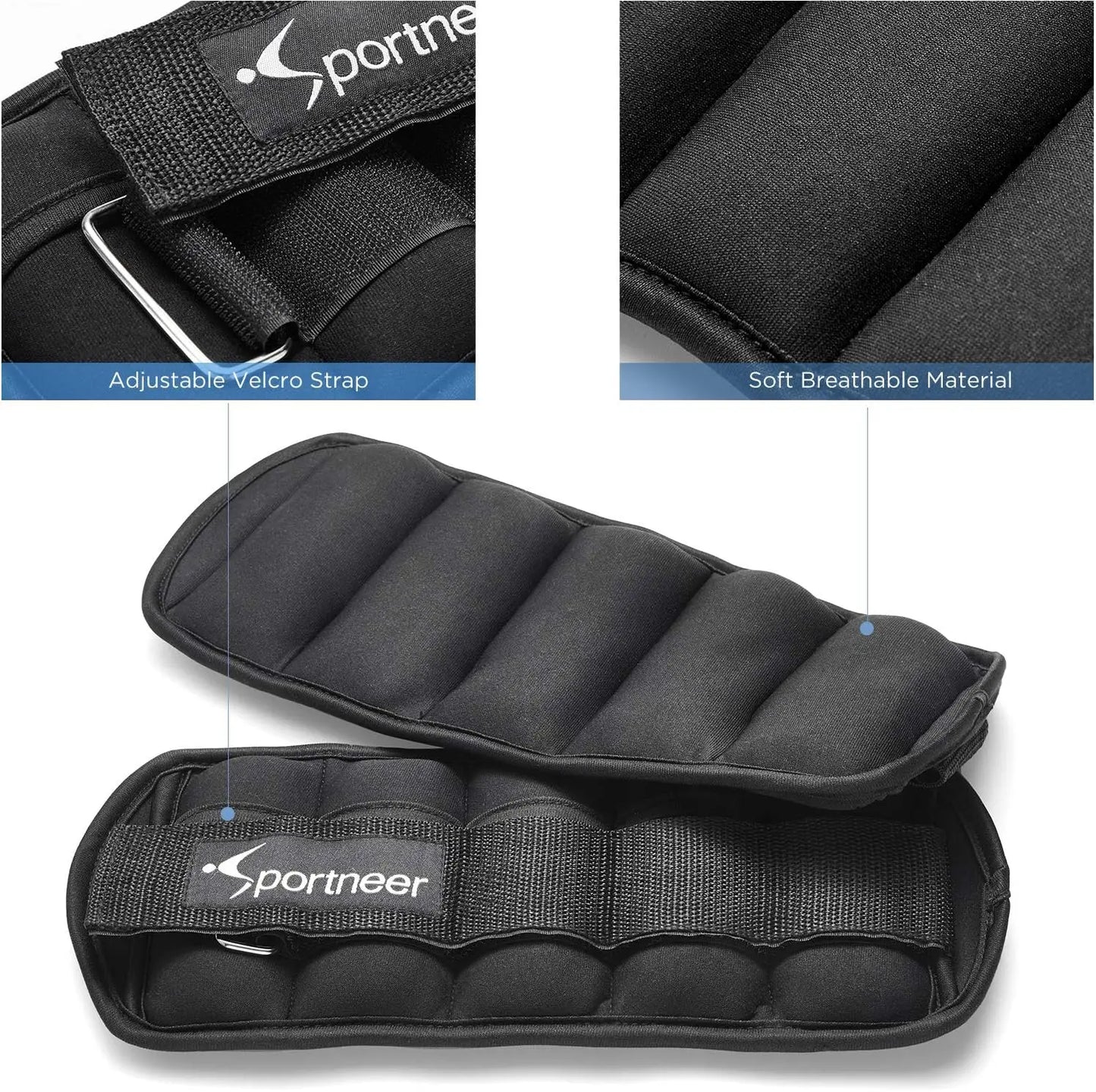 Ankle Weights with Adjustable Dumbbells Weights Set