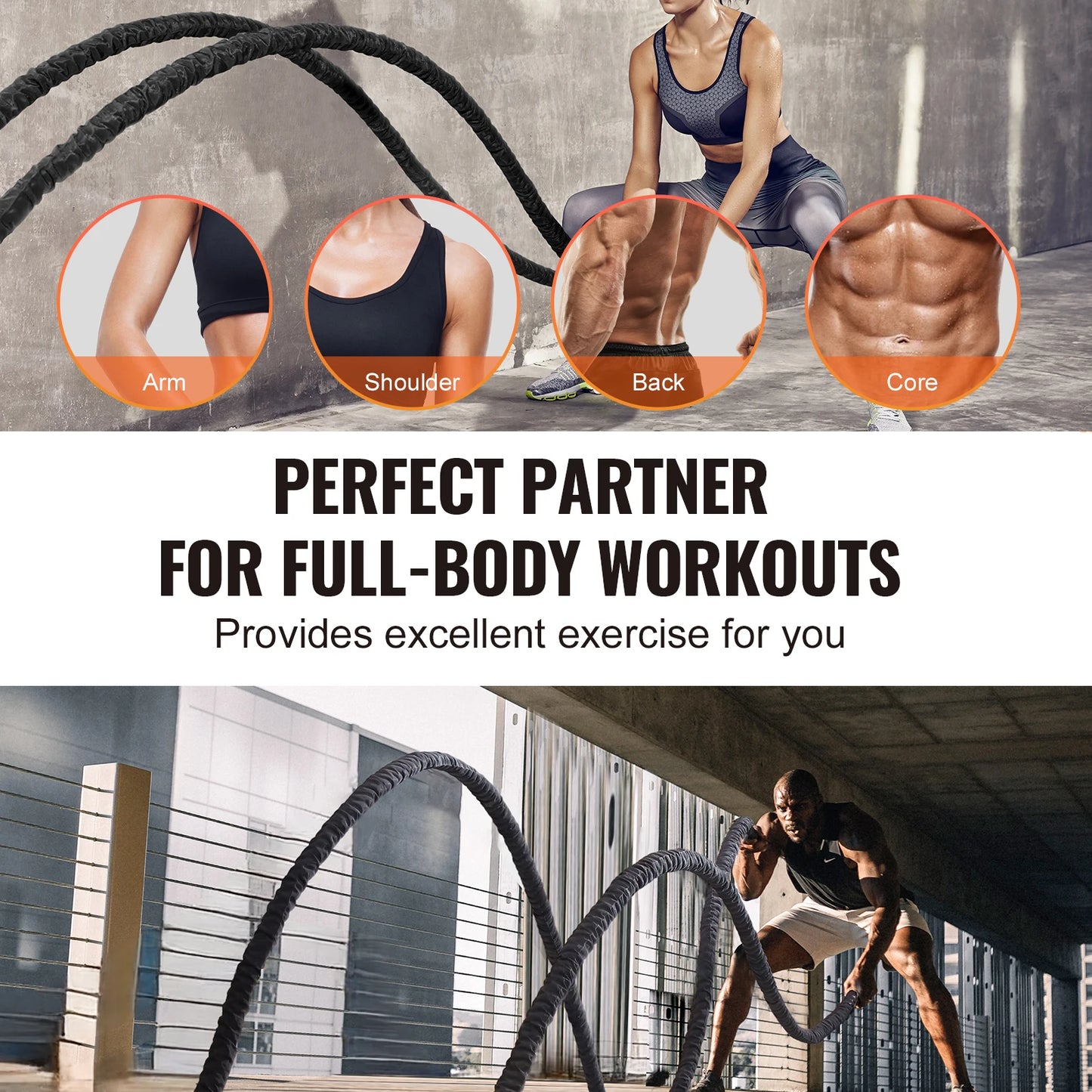 Battle Rope Exercise Equipment