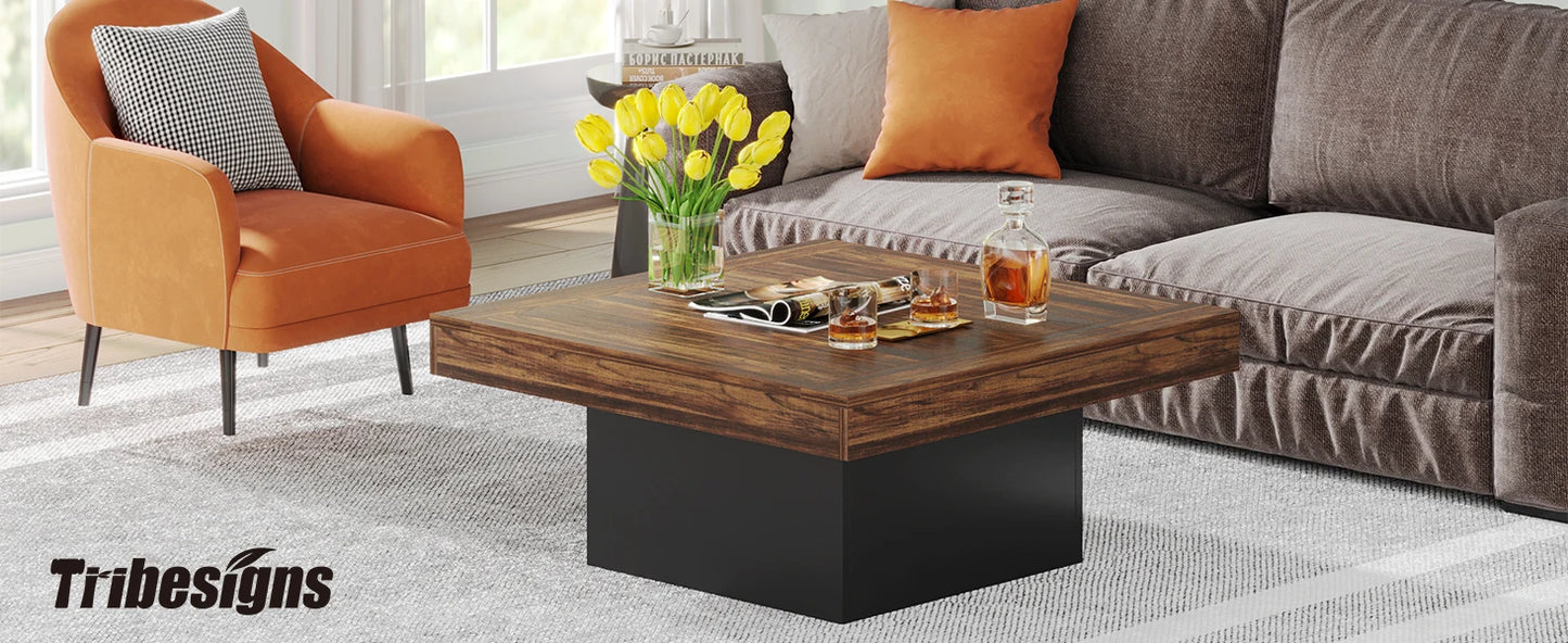 LED Square Coffee Table