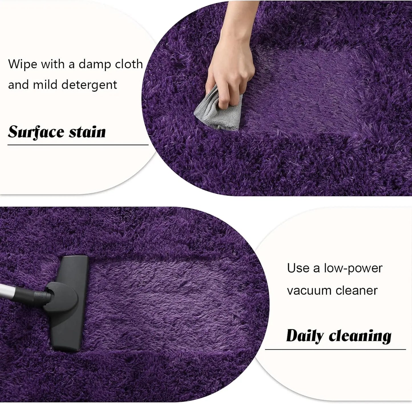 Fluffy Rugs Non Slip Rugs for Hardwood Floors Room Decor