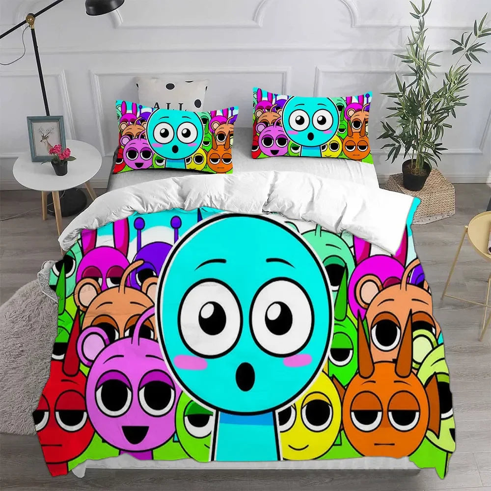 Game Sprunki Bedding Sets